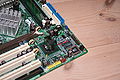retrofitted battery holder